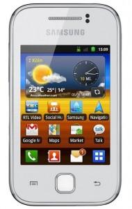 Telefon mobil Samsung Galaxy Y S5360, White, WKL + Capac Spate Guess, 67465