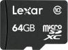 Card memorie Lexar MicroSDXC 64GB CLS10 + adaptor SD  LSDMI64GABEUC10A