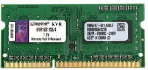 Memorie Laptop KINGSTON, SODIMM, 4GB DDR3, 1600MHz Non-ECC, CL11, SR x8 Bulk, KVR16S11S8/4BK