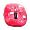 Mouse E-Blue Monster Babe Red, EMS103RE