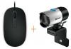 Mouse microsoft optical 100 usb black-50 bucati si lifecam studio,