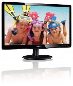 Monitor LCD PHILIPS 226V4LSB/00 (21.5 inch, 1920x1080, LED Backlight, 1000:1, 10000000:1(DCR), 170/160, 5ms, DVI/VGA) Black, 226V4LSB/00