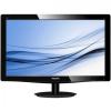 Monitor LED Philips 20 inch, Wide, DVI, Boxe, Negru Lucios, 206V3LAB