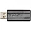 Stick memorie USB Verbatim 49062 PinStripe Black 8GB, QMEM8GVBPBK