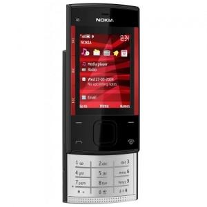 Telefon mobil Nokia X3 Black-Red MOS, NOKX3MBR