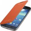 Husa Samsung Galaxy S4 Mini i9195 Flip Cover Orange, EF-FI919BOEGWW