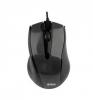 MOUSE A4TECH D-500 HOLELESS WIRED USB GLOSSY BLACK, D-500-1
