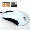 Mouse SteelSeries KINZU V2 PRO, comutator CPI, cablu impletit, soft configurare, USB, white, 62040