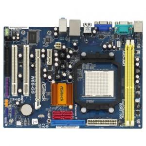 Plaa de baza ASRock GeForce 7025, S.AM2/AM3,2xDDRII1066 Dual Channel, 2xPCI, 1xPCI-E (x16), 1xPCI-E, N68C-GS UUC