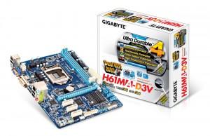 Placa de baza Gigabyte H61MA-D3V, H61 mATX, H61MA-D3V