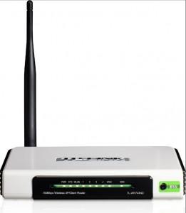 Router TP-Link TL-WR743ND 150Mbps wireless Lite N AP/Client , Atheros, 1T1R, 2.4GHz