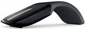 Mouse Microsoft ARC Touch, Wireless, Blue Track, USB, Win, negru, scroll metalic, RVF-00056