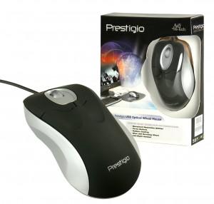 Mouse PRESTIGIO PM31 (Optical 800dpi,USB,Cable) Black/, PM31