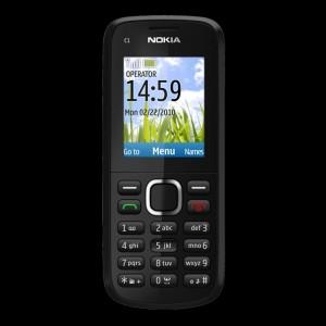 Telefon Mobil Nokia C1-02 Black, NOKC1-02GSMBLK