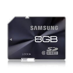 Flash Card Samsung 8GB SDHC Class 10 Speed: R24/W21 MB-SP8GA/EU