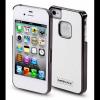 Husa iPhone 4S White Leather Look Feel & Touch, FTAPIP4SLQW