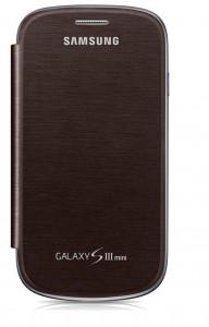 Husa Telefon Samsung Galaxy S3 Mini I8190 Flip Cover, Brown, Efc-1M7Faegstd