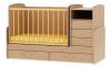 Mobilier lemn cu sistem de leganare Bertoni, Maxi, Culoare Beech -70/160, 1015032 0002