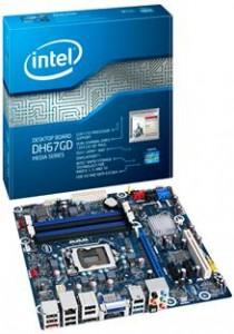 Placa de baza Main Board Desktop INTEL DH67GD iH67  Socket 1155, 4 DDR3, mATX, PCIe2.0 x16, HD, BLKDH67GDB3
