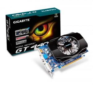 Placa video Gigabyte Nvidia Geforce GT440 PCI-EX2.0 1024MB GDDR3 128bit,  830/1600Mhz,  DVI/VGA/HDMI, GV-N440D3-1GI