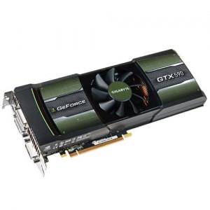 Placa video Gigabyte nVidia GeForce GTX590, 3072MB, GDDR5, 768bit, DVI-I, SLI, PCI-E