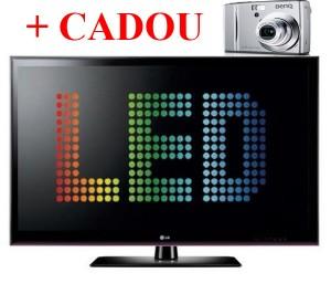 Televizor LCD LG LED 42LE5300 Full HD 107 cm + Bonus Aparat foto digital Benq C1255, 12MP