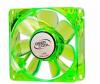 Ventilator deepcool xfan 80u g/b green 80mm uv led