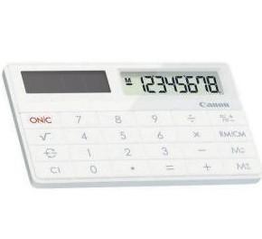 Calculator Canon pt. MARK I CARD White Euro 20, 5766B004