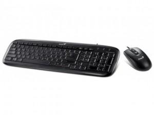 Kit Tastatura si mouse Genius KB-C100, optical PS2, 31330196103