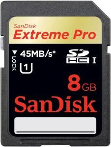 Card de memorie SanDisk 8GB ExtremePro SDHC, SDSDXP1-008G-X46