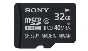 CARD MICRO SD 32GB SONY, SR32UYA