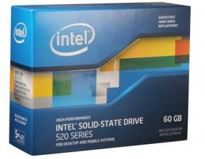 Intel SSD 520 Series 60GB, 2.5 inch SATA 6Gb/s, 25nm, MLC, 9.5mm, SSDSC2CW060A3K5