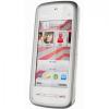 Telefon mobil Nokia 5230 White Silver Navy 2GB, NOK5230SLV