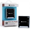 CANYON CNR-CARD05N Card Reader (CF/MS/MS PRO/MMC/SD/xD-Picture/MS PRO-HG Duo), USB 2.0, Black, CNR-CARD05N
