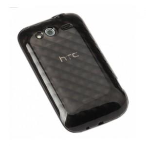 Husa Momax i-Crystal pentru HTC Wildfire S, Black , ICCHTWILDFIRESD1