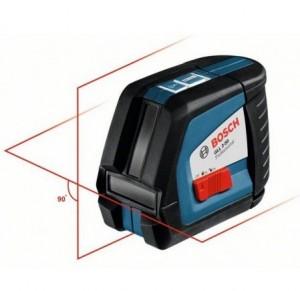 Nivela laser cu linii Bosch GLL 2-50 + Stativ BM 1 + LR 2, 0601063109