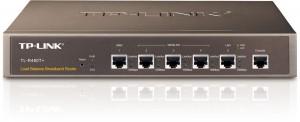 Router TL-R480T+ TP-Link,  Multi-WAN, 5 porturi, SMB, pana la 4 porturi WAN, Procesor 400MHz, Load Balance,