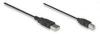 Hi-Speed USB 2.0 Device Cable A Male- B Male Manhattan 1.8 m Black, 333368