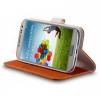 Husa Samsung I9500 Galaxy S4 Flip Diary Orange, FDSAS4AO