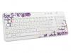 Wireless keyboard logitech k360 (paisley white),