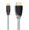 CABLU DATE Sinox, HDMI Plus Micro (T) la HDMI (T),  2.0m, high speed + ethernet cable, SXV1702