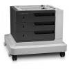 HP LaserJet 3x500-sheet Paper Feeder with Stand, CE735A