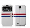 Husa Samsung I9500 Galaxy S4 Stand View French Vintage Style White, FVSAS4CW