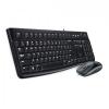 Kit tastatura + mouse Logitech Wired Desktop MK120