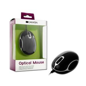 Mouse CANYON CNR-MSO05N (Cable, Optical 800dpi,3 btn,USB), Silver, CNR-MSO05NS