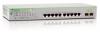 NET POE SWITCH Allied Telesis 8+2 Gigabit Ethernet WebSmart Switch with PoE+ 2 SFP combo, AT-GS950/10PS
