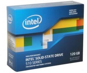 Intel SSD 120GB 510 series, 2.5", SATA 3 6G, R/W:450/210 MB/s, 8k random IOPS@4k, SSDSC2MH120A2K5