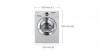 Masina de spalat Samsung WF9702N3C, 1200 RPM, 7 Kg, clasa A+, Alb cromat