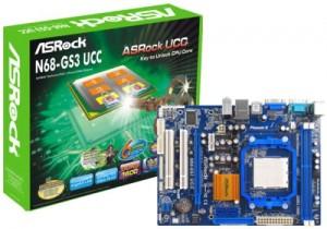 Placa de baza ASROCK Socket AM3, Nforce 630A + GeForce7025, 2xDDR31600 DualCh max, N68-GS3-UCC