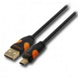 USB 2.0 Cable CANYON (USB Type A 4-pin (Male) - Mini USB-B 5-pin (Male, CNR-CC05